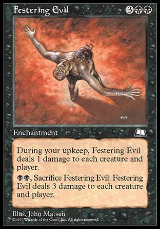 Festering Evil (Weatherlight) Trading Card