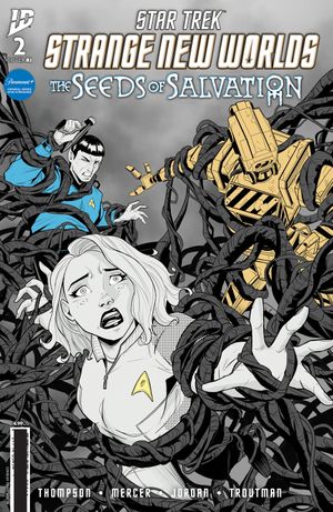 Star Trek: Strange New Worlds--The Seeds Of Salvation #2 (Variant RI 1:10 Mercer B&W)