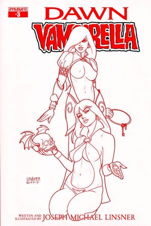 Dawn Vampirella #3 (25 Copy Linsner Red Incv)