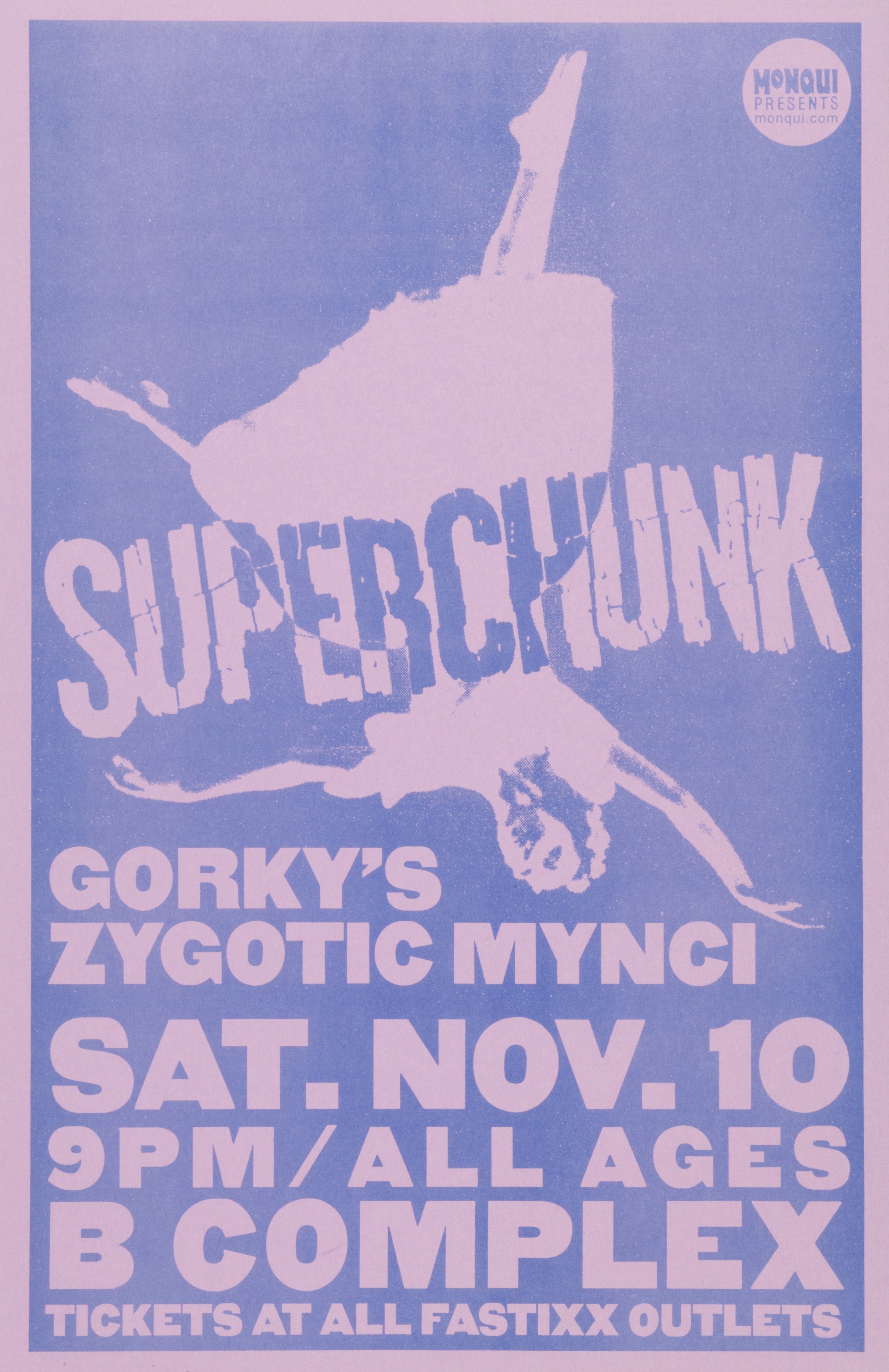 MXP-271.4 Superchunk B Complex 2001 Concert Poster
