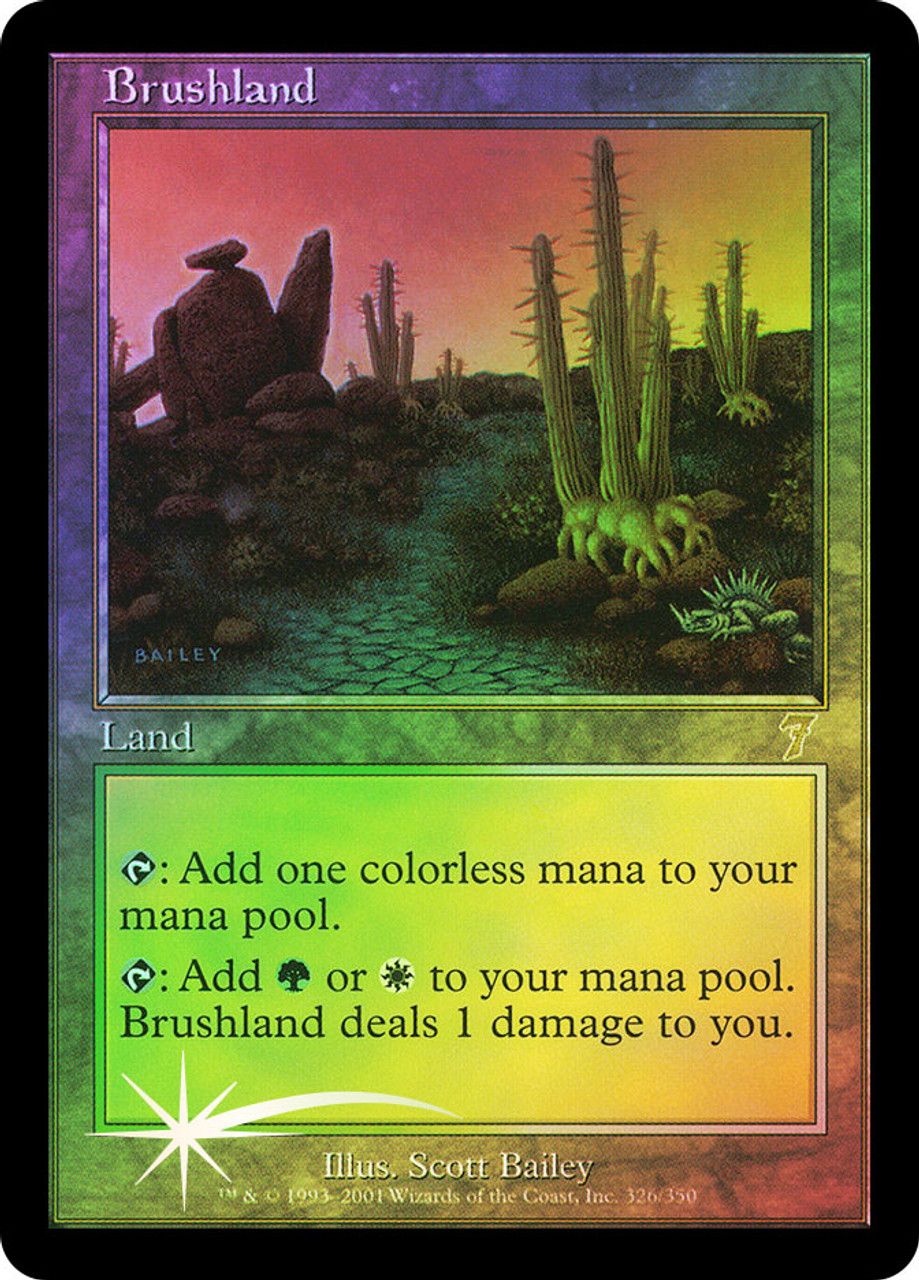 Brushland (7th Edition - Foil) Trading Card