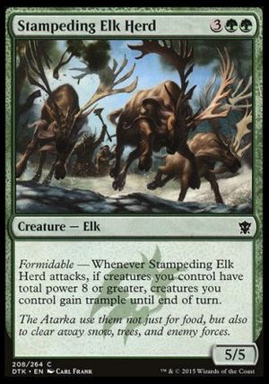 Stampeding Elk Herd (Dragons of Tarkir)