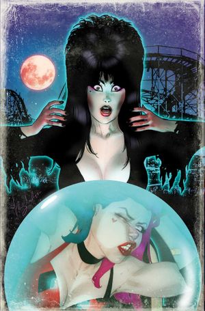 Harley Quinn X Elvira #1 (Cvr N Inc 1:10 Ben Caldwell Virgin Variant)