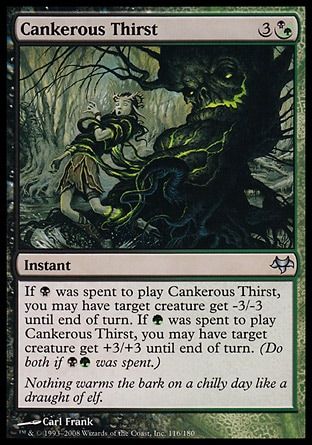 Cankerous Thirst (Eventide) Trading Card