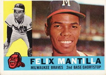 Felix Mantilla 1960 Topps #19 Sports Card