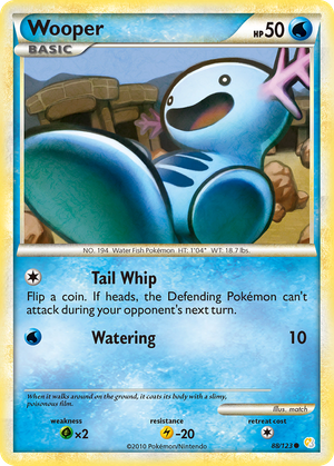 Wooper (88/123) - HeartGold & SoulSilver