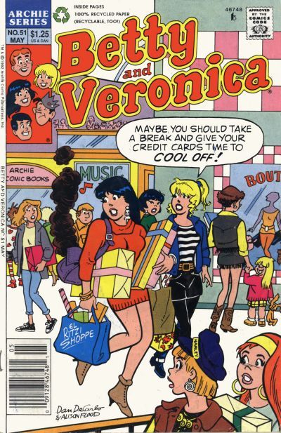 Betty and Veronica #51 Comic
