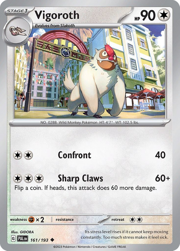 Vigoroth (161/193) - Paldea Evolved