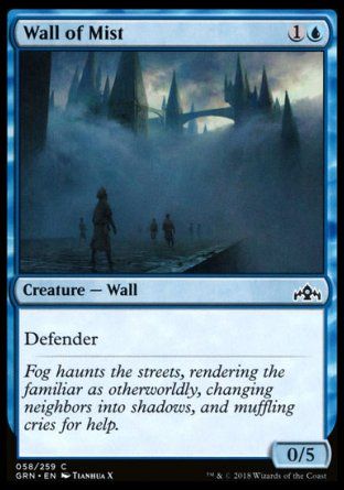 Wall of Mist (Guilds of Ravnica) Trading Card