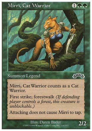 Mirri, Cat Warrior (Anthologies) Trading Card