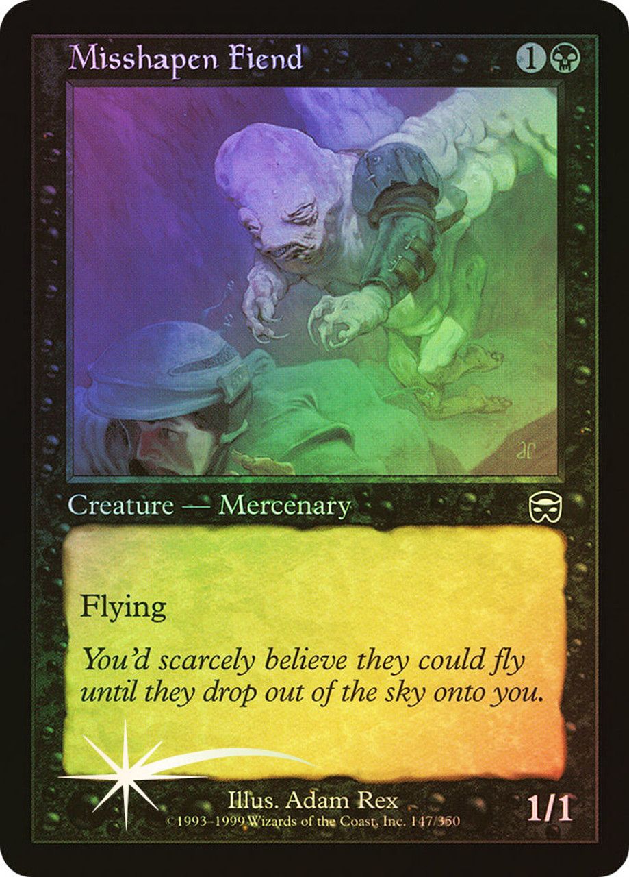 Misshapen Fiend (Mercadian Masques - Foil) Trading Card