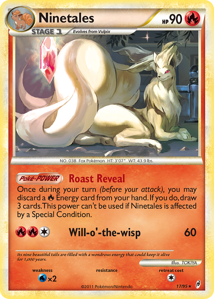 Ninetales (17/95) - Call of Legends Pokémon Card