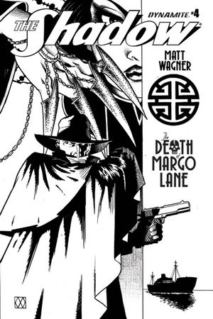 Shadow Death Of Margo Lane #4 (Cover B 10 Copy B&w Cover)