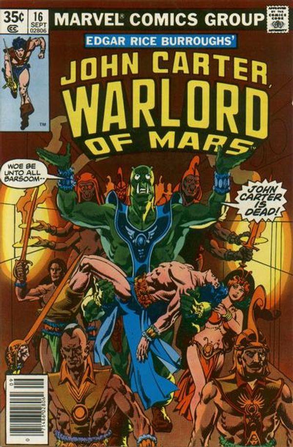 John Carter Warlord of Mars #16