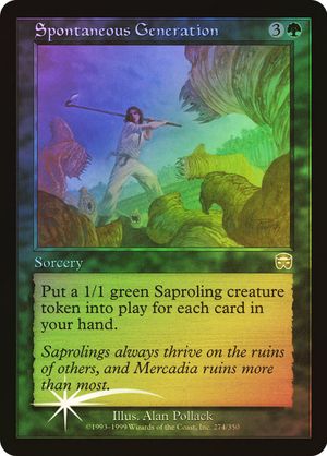 Spontaneous Generation (Mercadian Masques - Foil)