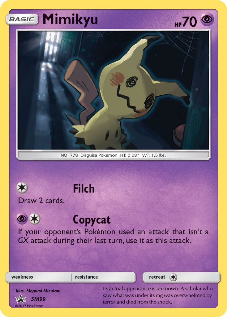 Mimikyu (SM99) - SM Black Star Promos Pokémon Card