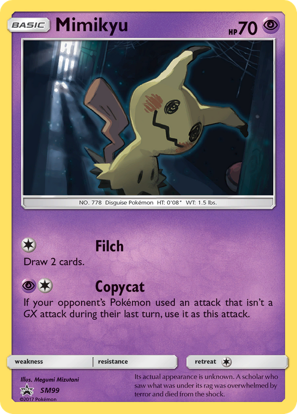 Mimikyu (SM99) - SM Black Star Promos