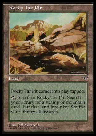 Rocky Tar Pit (Mirage) Trading Card