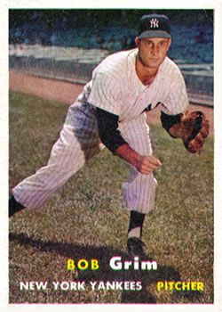 Bob Grim 1957 Topps #36 Sports Card