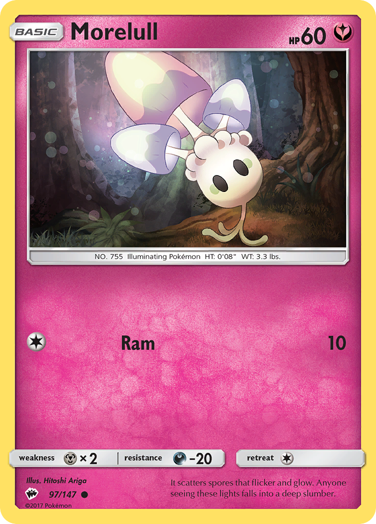 Morelull (97/147) - Burning Shadows Pokémon Card