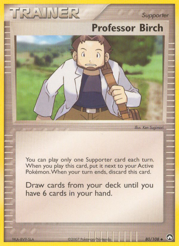 Professor Birch (Trainer: Supporter) (80/108) - Power Keepers Pokémon Card