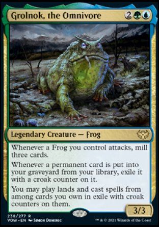 Grolnok, the Omnivore (Innistrad: Crimson Vow) Trading Card