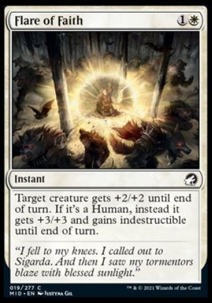 Flare of Faith (Innistrad: Midnight Hunt)