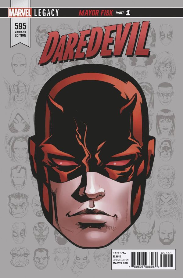 Daredevil #595 (Mckone Legacy Headshot Variant Leg)