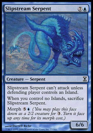 Slipstream Serpent (Time Spiral) Trading Card