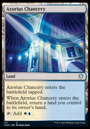 Azorius Chancery (Innistrad Crimson Vow Commander Decks) Trading Card