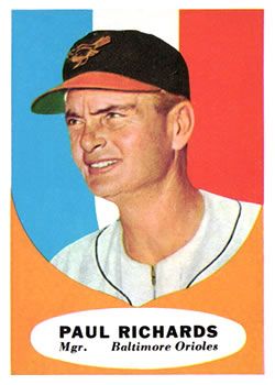 Paul Richards 1961 Topps #131 Sports Card