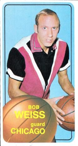 Bob Weiss 1970 Topps #16 Sports Card