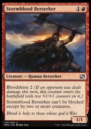 Stormblood Berserker (Modern Masters 2015) Trading Card