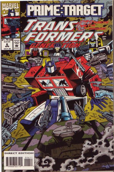 Transformers: Generation 2 #6 Comic