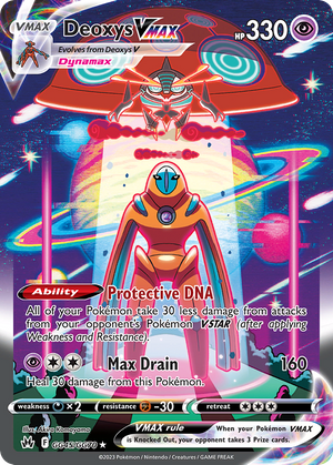 Deoxys VMAX (GG45) - Crown Zenith Galarian Gallery