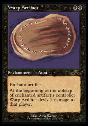 Warp Artifact (Magic 30th Anniversary Edition - Old Frame) Trading Card