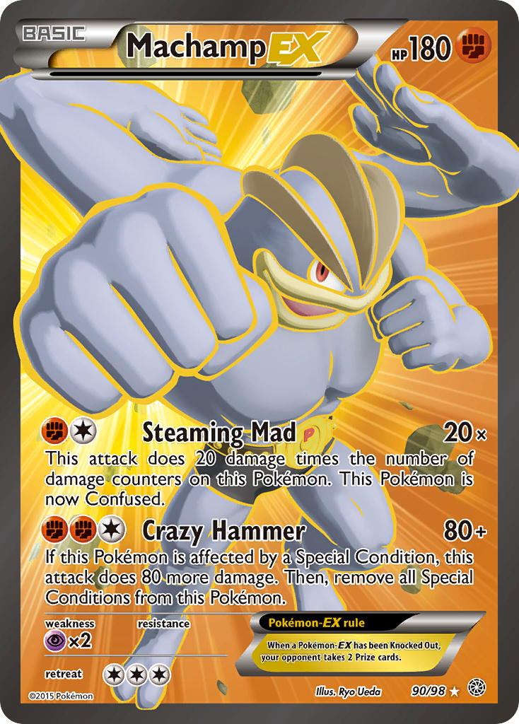 Machamp EX (90/98) - Ancient Origins Pokémon Card