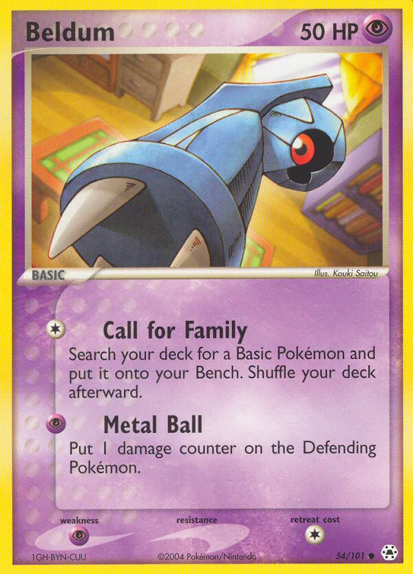 Beldum (54/101) - Hidden Legends Pokémon Card