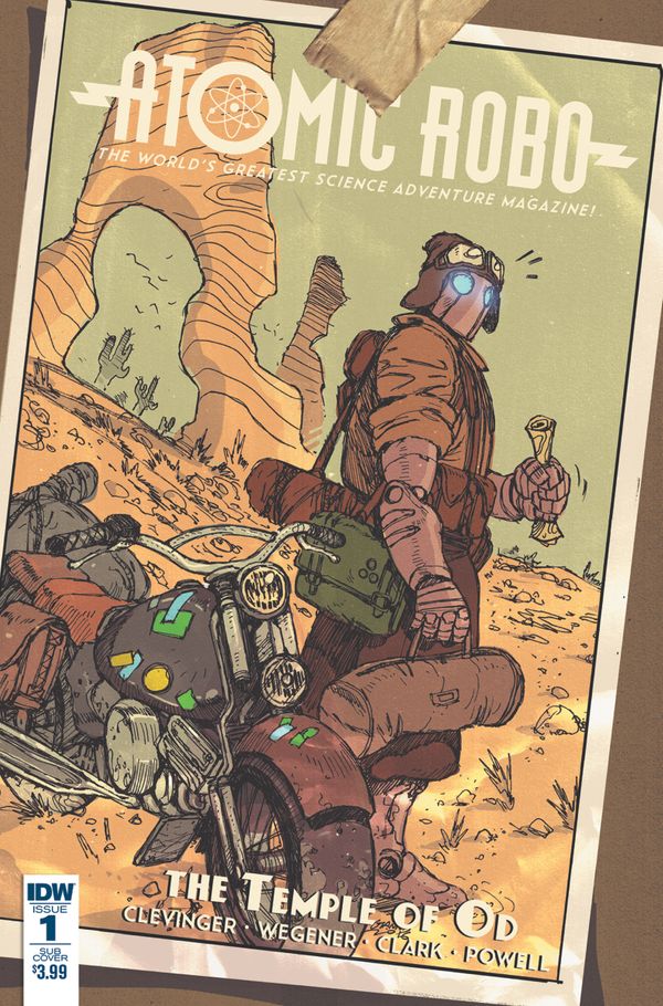 Atomic Robo And The Temple Of Od #1 (Subscription Variant)
