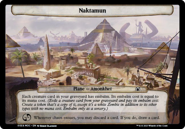 Naktamun (March of the Machine Commander Decks) Trading Card