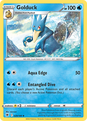 Golduck (29/189) - Astral Radiance