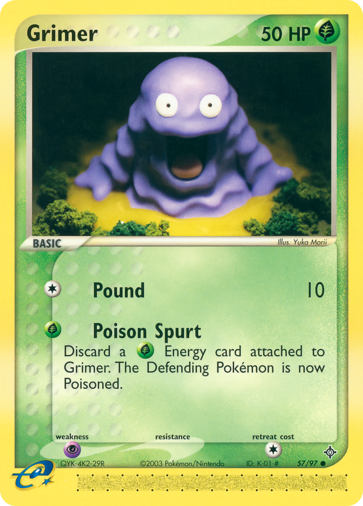 Grimer (57/97) - Dragon Pokémon Card