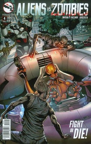 Aliens Vs Zombies #4 (B Cover Spay)