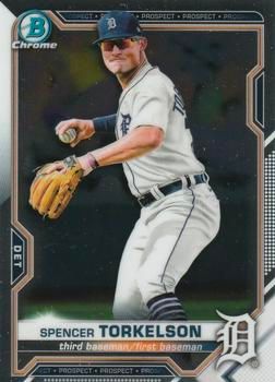 Spencer Torkelson 2021 Bowman Chrome - Prospects Baseball #BCP-187 Sports Card