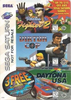 Virtua Fighter 2 - Virtua Cop - Daytona USA [Not For Resale Pack] Video Game