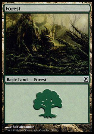 Forest (Time Spiral) Trading Card