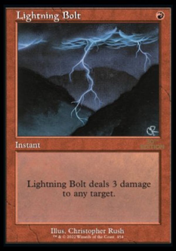 Lightning Bolt (Magic 30th Anniversary Edition - Old Frame)