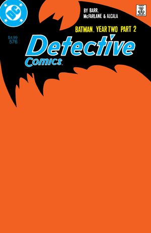 Detective Comics #576 (Facsimile Edition Cvr B Blank Card Stock Variant)