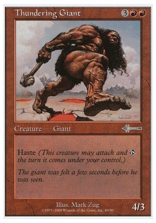 Thundering Giant (Beatdown) Trading Card