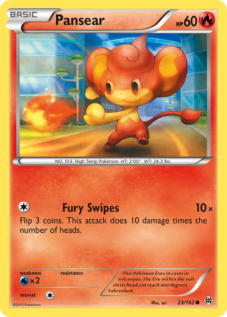 Pansear (23/162) - BREAKthrough Pokémon Card